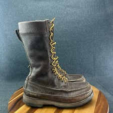 W.C. Russell Moccasin Co. Brown Tall Boots Sz...