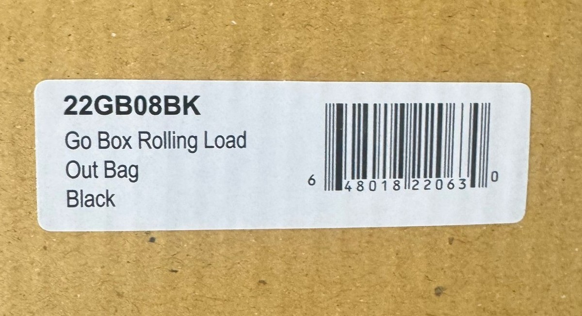 BLACKHAWK! Go Box Rolling Load Out Bag Black 