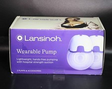 Lansinoh Hands-Free Lightweight Wearable Breast Pump, 2 Pumps  Accessories