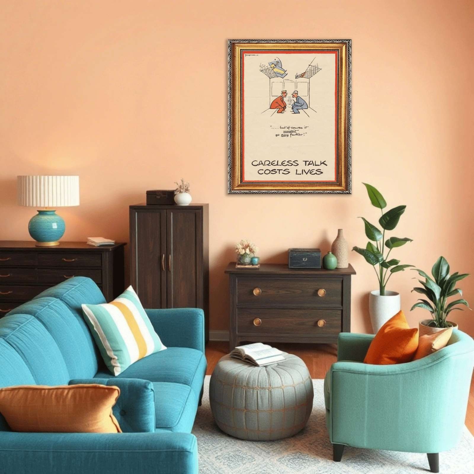 Caricature Conversation Canvas Oil Paintings Reproduction thumbnail 5