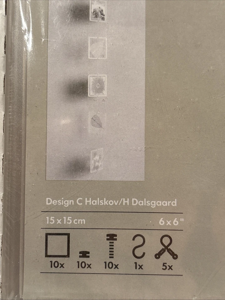 Marcos de fotos IKEA Finlir Fladdra colgantes verticales MODERNOS 6" X 6" hasta 10 NUEVO Foto 2 de 4