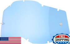 100% Goggle Replacement Lens Sheet for Racecraft 2 Accuri 2 Strata 2 - Clear