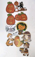 Lot Vintage Halloween Refrigerator Magnets Wo...