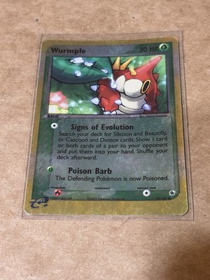 Wurmple 78/109 Reverse Holo   EX Ruby & Sapphire   Pokémon Card
