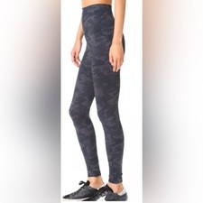 Spanx Women's Look at Me Now Seamless Leggings Black Camo FL3515 small bin D 