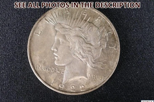 NobleSpirit Choice BU 1922 Silver Peace Dollar Bright Color