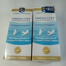 Nordic Naturals Omega-3 Pet Cats and Small Breed Dogs Pure Oil FAST