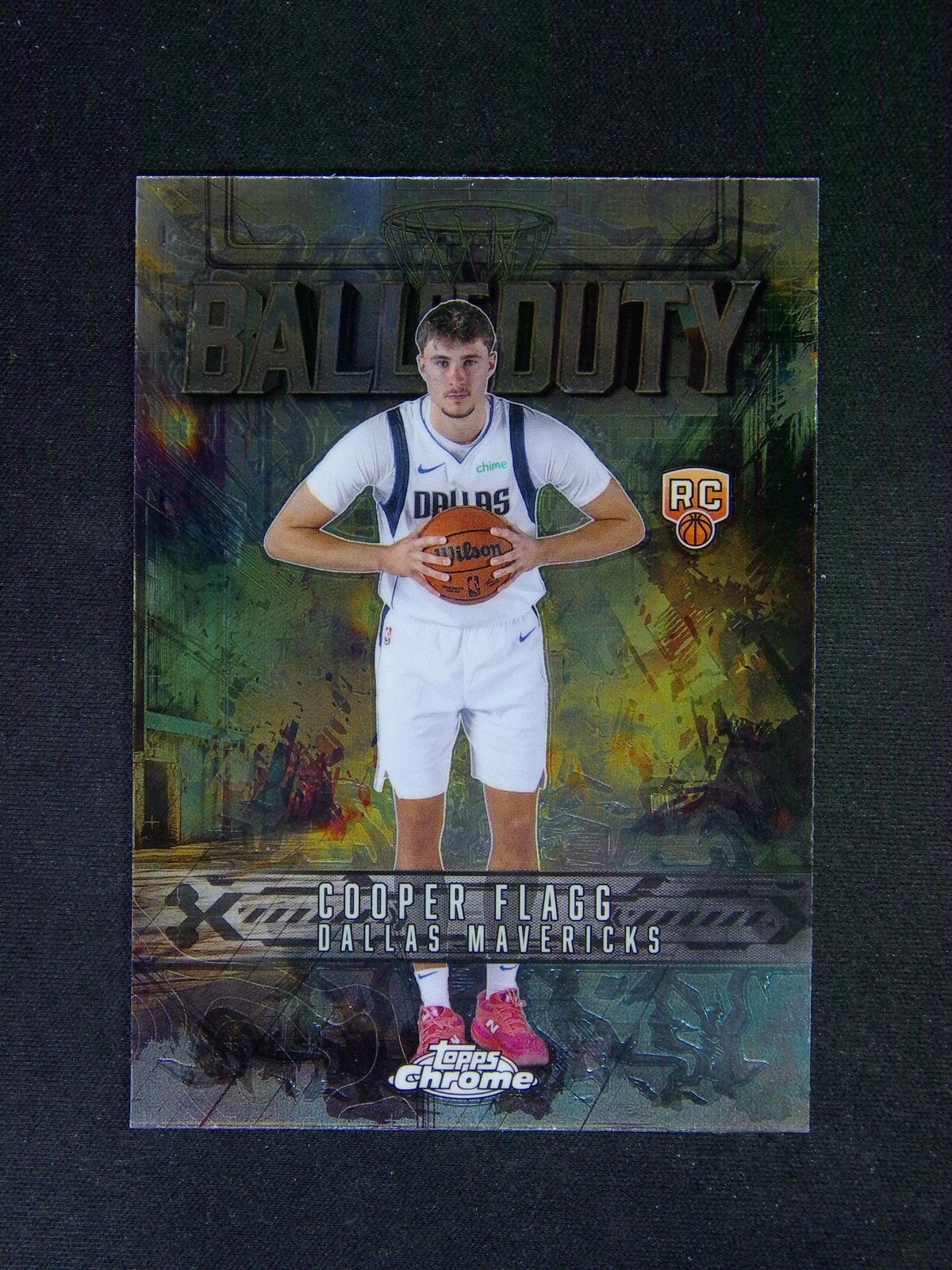 2025-26 Topps Chrome Cooper Flagg #21 RC Rookie Ball Of Duty