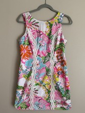 Lilly Pulitzer For Target Nosey Posie Size 10 Lace Trim Floral Mini
