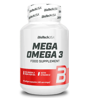 BioTech Mega Omega-3 90 Softgels