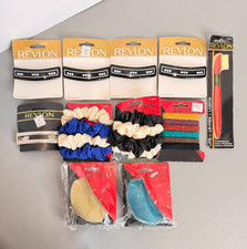 Vintage Lot Of 90s Revlon Fashion Barrettes, Hair Clip, Ties Deadstock NEW 11