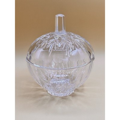 RCR Linea G Puro Cristallo Al Piombo Oltre 24% PbO Crystal Candy Dish 7.5 