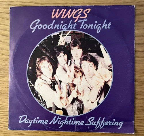 Wings / Goodnight Tonight  – Italian 7" vinyl Beatles McCartney