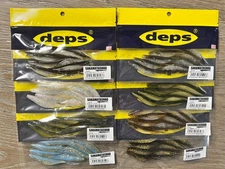 deps Sakamata Shad 4 inch JDM Fluke Style Soft Plastic Fishing Lures - Japan