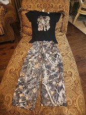 Camoflage Clothes Set For Girls 11 Years In Pants and Shirt For Women XS