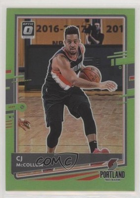 2020-21 Panini Donruss Optic Lime Green Prizm 17/149 CJ McCollum #135 u3v