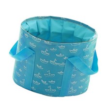25L Large Collapsible Foot Bath Basin Portable Travel Foot Bath Tub Home Pe ZEVR