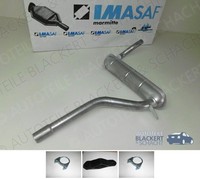 Imasaf Auspuff Mitteltopf + Anbauteile für Lancia Flavia Berlina 1.8 1963-1974