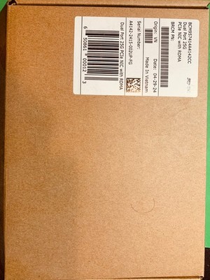 Broadcom P225P - 2 x 25/10G PCIe NIC (bcm957414a4142cc)