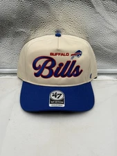 Buffalo Bills NFL '47 Brand Natural TT Script Hitch Snapback Adjustable Hat