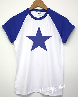 Star Baseball T-Shirt Swag Sport Indie Mode Royal Fashion INCT Herren Damen 