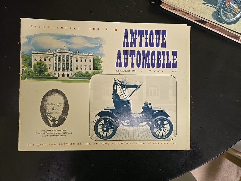 Antique Automobile - Club of America - Lot Of 8 Vintage Magazines 1970s