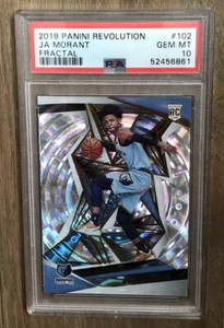 2019-20 Revolution Ja Morant RC #102 FRACTAL PSA 10 MINT Memphis Grizzlies