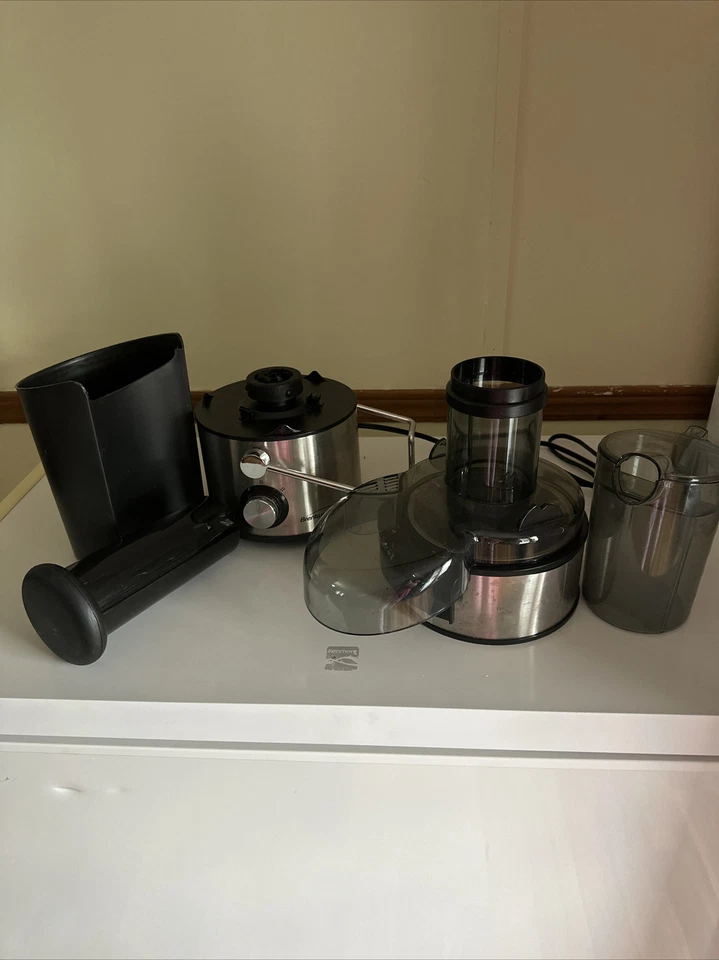 Extractor de jugo eléctrico de acero inoxidable BRENTWOOD JC-500 800W Foto 3 de 3