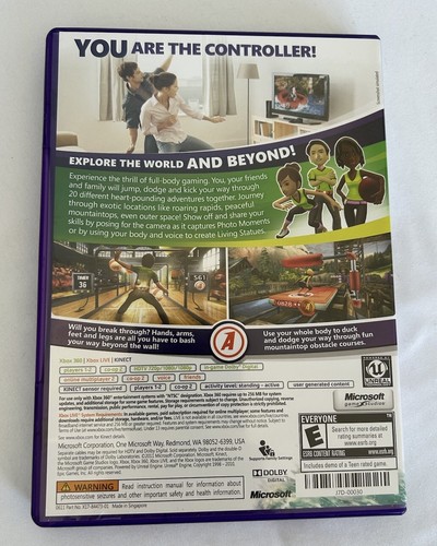 XBOX 360 KINECT GAMES LOT OF 3 - JUST DANCE 3, KINECT ADVENTURES, FIFA 15 - Picture 8 of 14