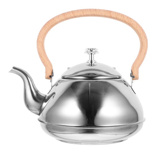 Acero inoxidable - con mango táctil fresco 1,5 -l -cadenas -tapa Teakettle - Imagen 9 de 17