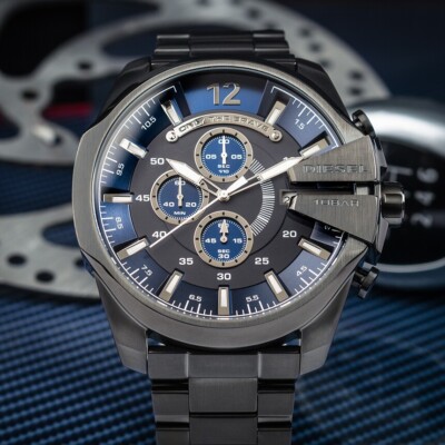 Diesel Herrenuhr DZ4329 XXL Zifferblatt mit Chronograph und Datum. 389,00   NEU
