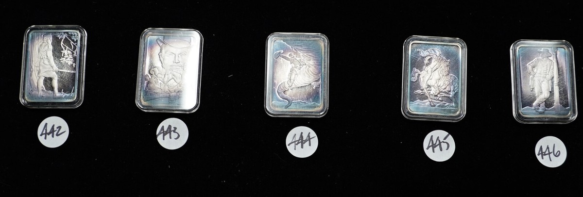 Treasury American Folklore set Davy Crockett Butch Cassidy 999