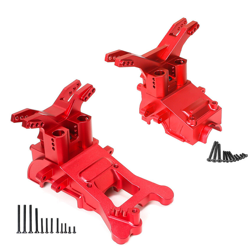 Set Supporto Motore E Cambio In Alluminio CNC Per ARRMA 1/10 & 1/8 Big Rock, Granite, Senton, Typhon 3S/Mega