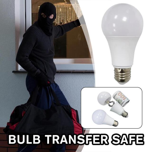 Led Light Bulb Secret Compartment Safe Hollow Diversion Security Hidden R2N1