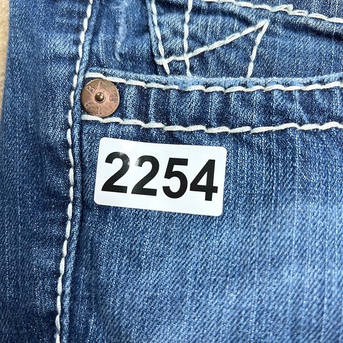 True Religion Jeans Womens 27/30x28 Blue Billy Natural Big T Bootcut Made In USA - Picture 18 of 18