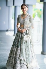 Designer Net Lehenga Choli With Dupatta For Wedding And Reception Wear