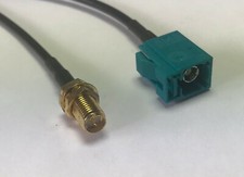 Fakra Z Female to RP-SMA Female Extention RG174 Coaxial Cable Pick Your Length