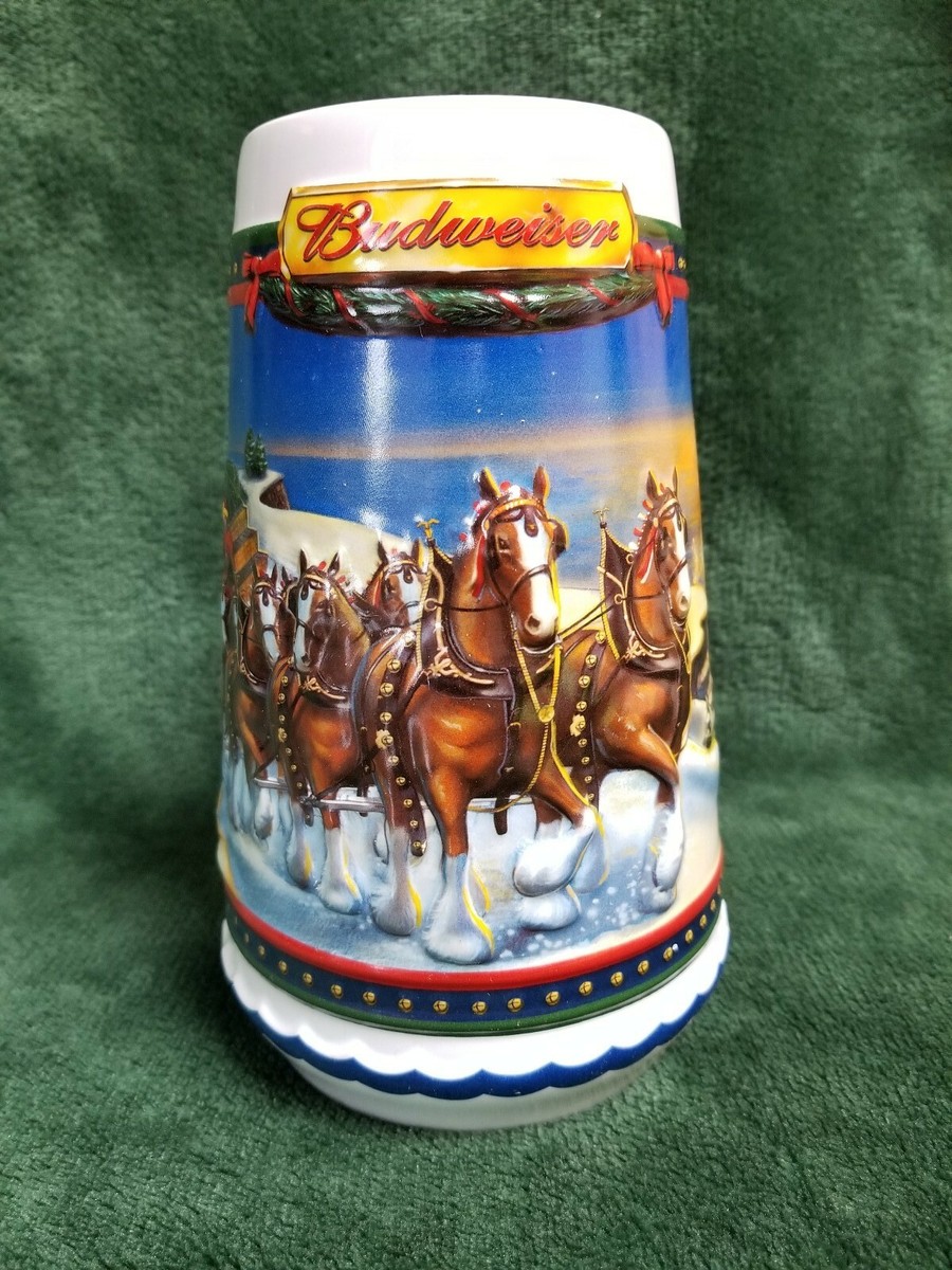 Budweiser 2002 Holiday Stein 