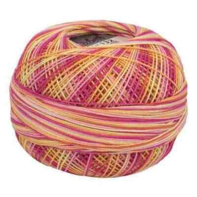 Lizbeth Egyptian Cotton Crochet Thread Size 10 Color 132 Tropical Punch