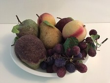 Vintage Faux Fruit Realistic Sugared Frosted ...