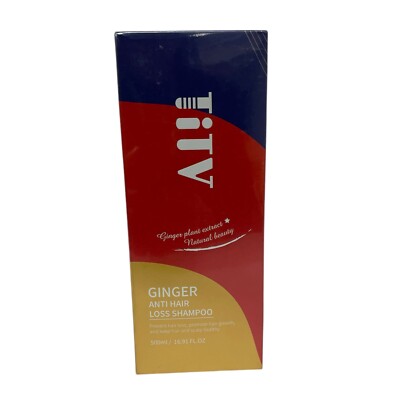 TiTV Ginger Anti-Hair Loss Shampoo 16.91 fl. oz/500ml - NEW in BOX