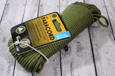 Koch 5550536 Diamond Braided Rope, 5/32 Inch x 100 Feet Paracord 550 Olive New