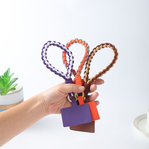 Nylon Braided Phone Case Hanging Rope Strap Phone Chain Anti Lost Keychain Bag - 第 5/21 張圖片