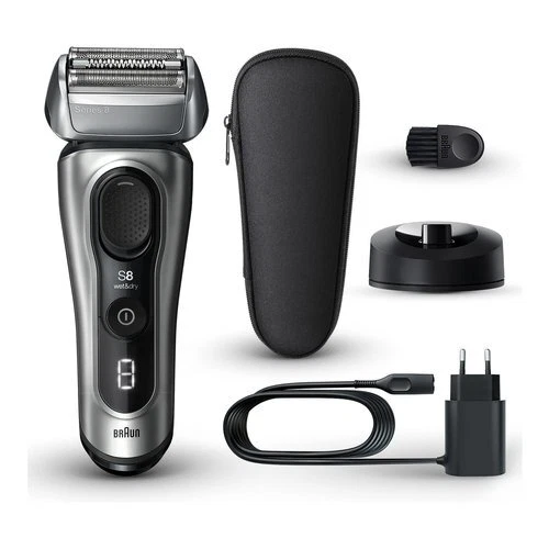 Braun Rasoio barba SERIES 8 8517S Ricaricabile Silver e Black