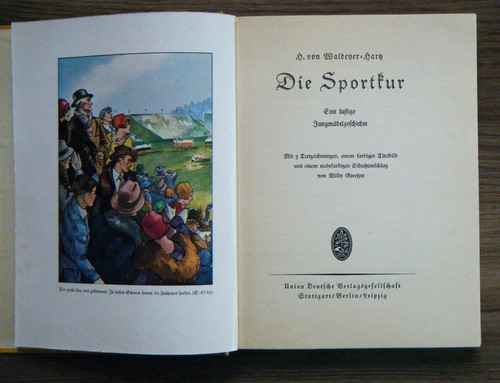 Waldeyer-Hartz - Die Sportkur - Jungmädelgeschichte - Bilder von Willy Goertzen - Bild 2 von 3