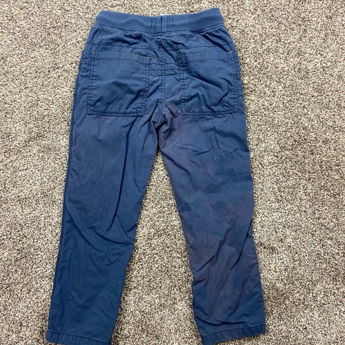 Mini Boden pants boy 7Y Slim Pull On Trousers Bright Blue elastic - Picture 2 of 8