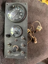 Older Vintage Procraft Bass Boat Fish And Ski Side Console Gauge Bezel Switches
