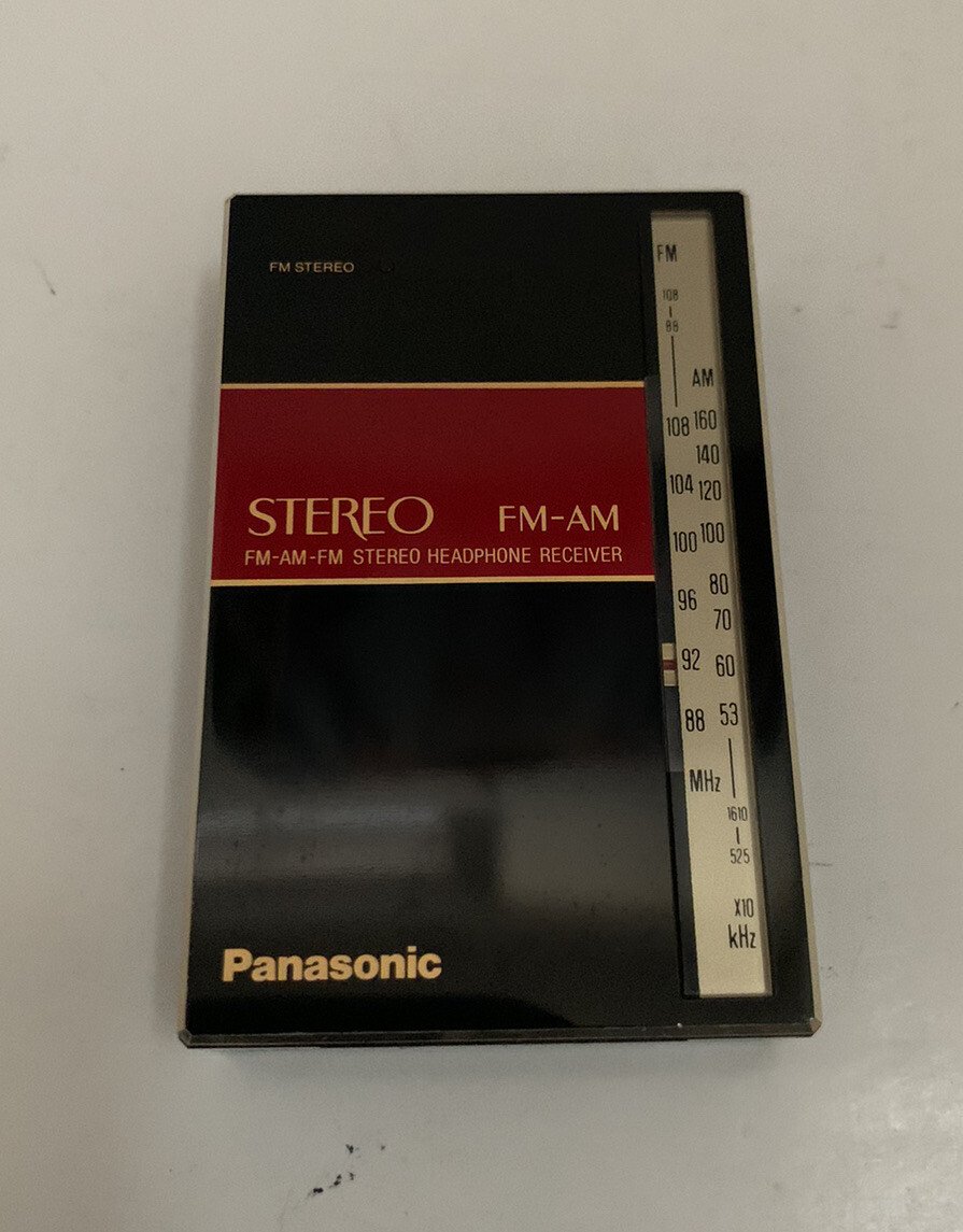 RARE Panasonic RF-8 FM-AM-FM Ultra Compact Stereo Radio w