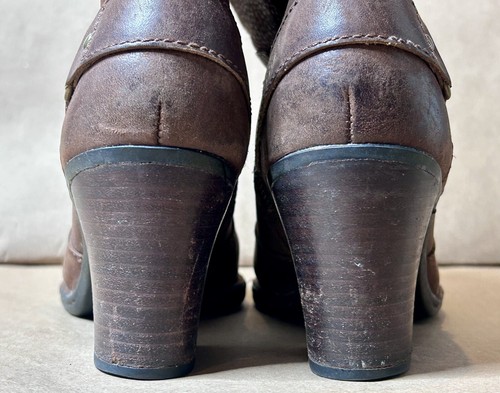 Bottes d’équitation femme BORN North en cuir marron à hauteur genou | Taille 8,5 M | Équitation - Photo 6/8
