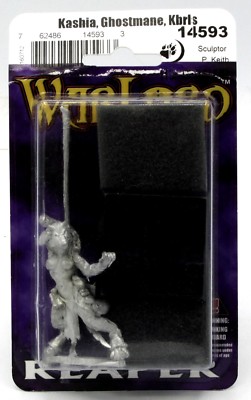 Reaper 14593 Kashia Ghostmane Tribe Lupine (Warlord) Female Werewolf Warrior NIB
